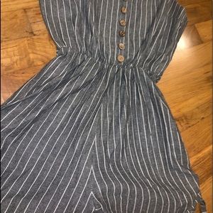 Striped romper